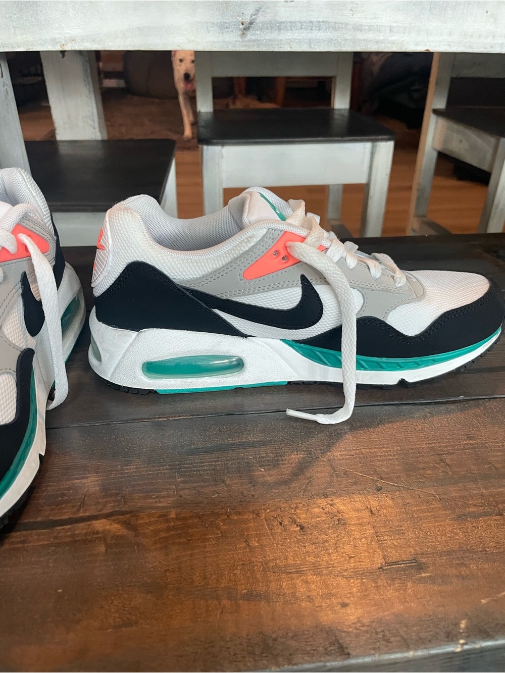 Nike Air Max Correlate Mango Women's Sneakers Shoes White Black Green Size 7 - Picture 4 of 12